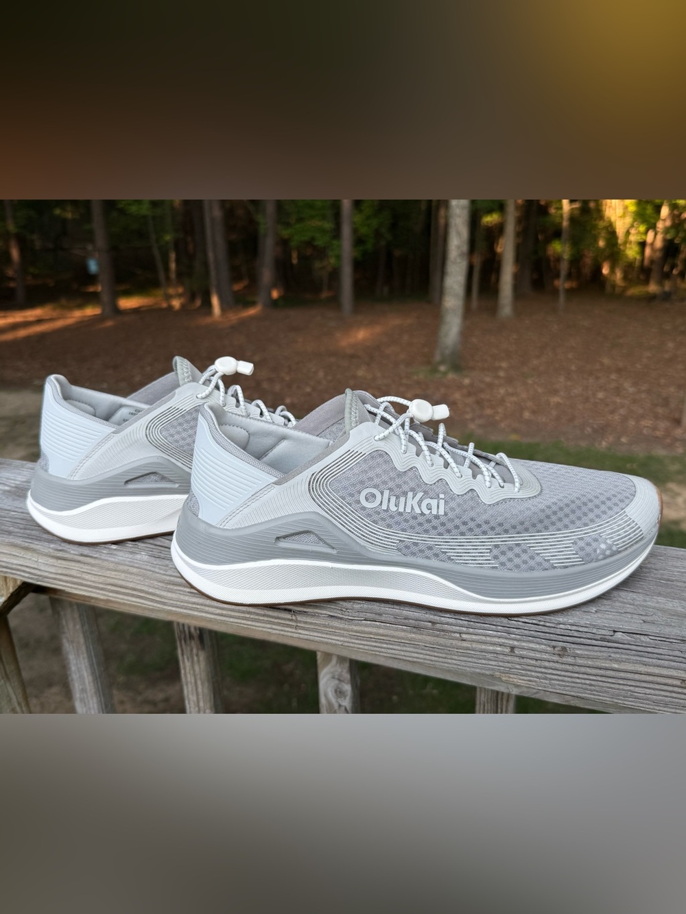 Olukai Men's Gray Mesh Performance Sneaker *NEW*